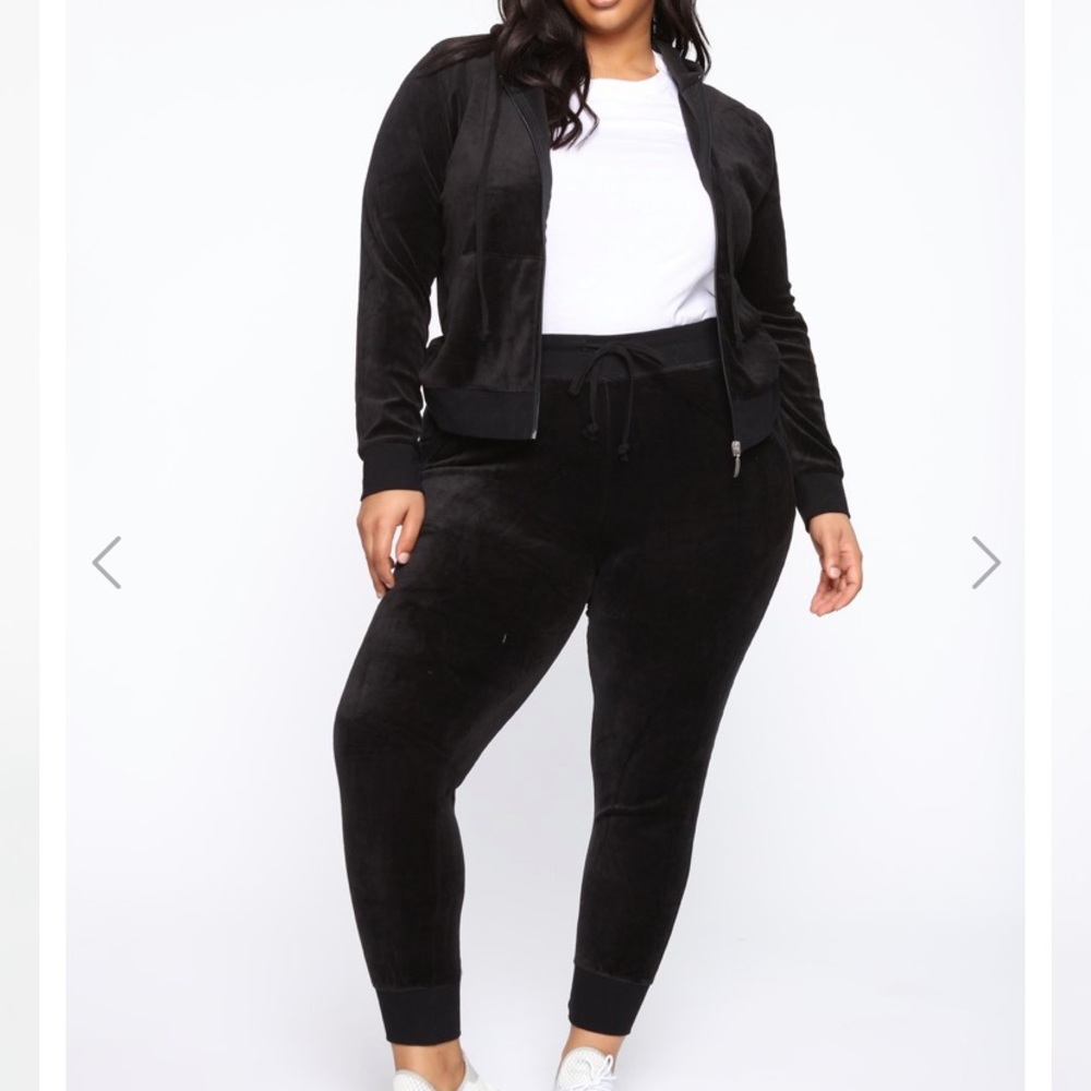 Velour Track Suit